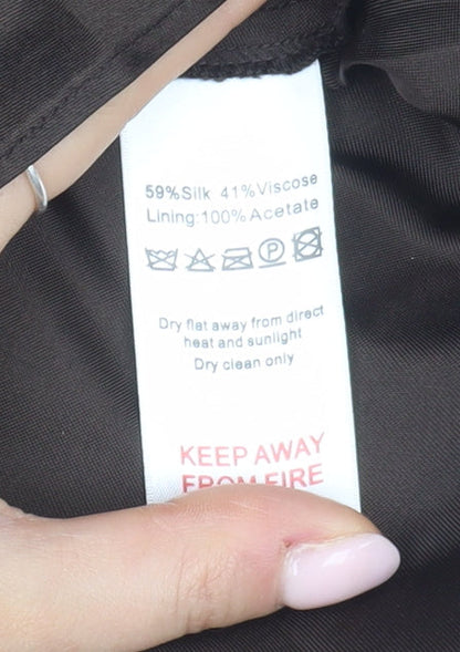 Monsoon Women’s Multicoloured Silk Slip Dress, Size 8