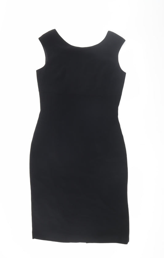 Laura Ashley Women's Black Sheath Dress Size 10