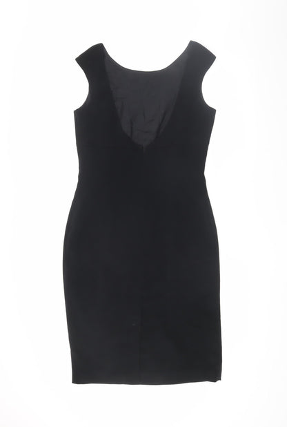 Laura Ashley Women's Black Sheath Dress Size 10