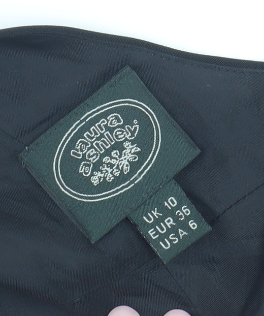 Laura Ashley Women's Black Sheath Dress Size 10