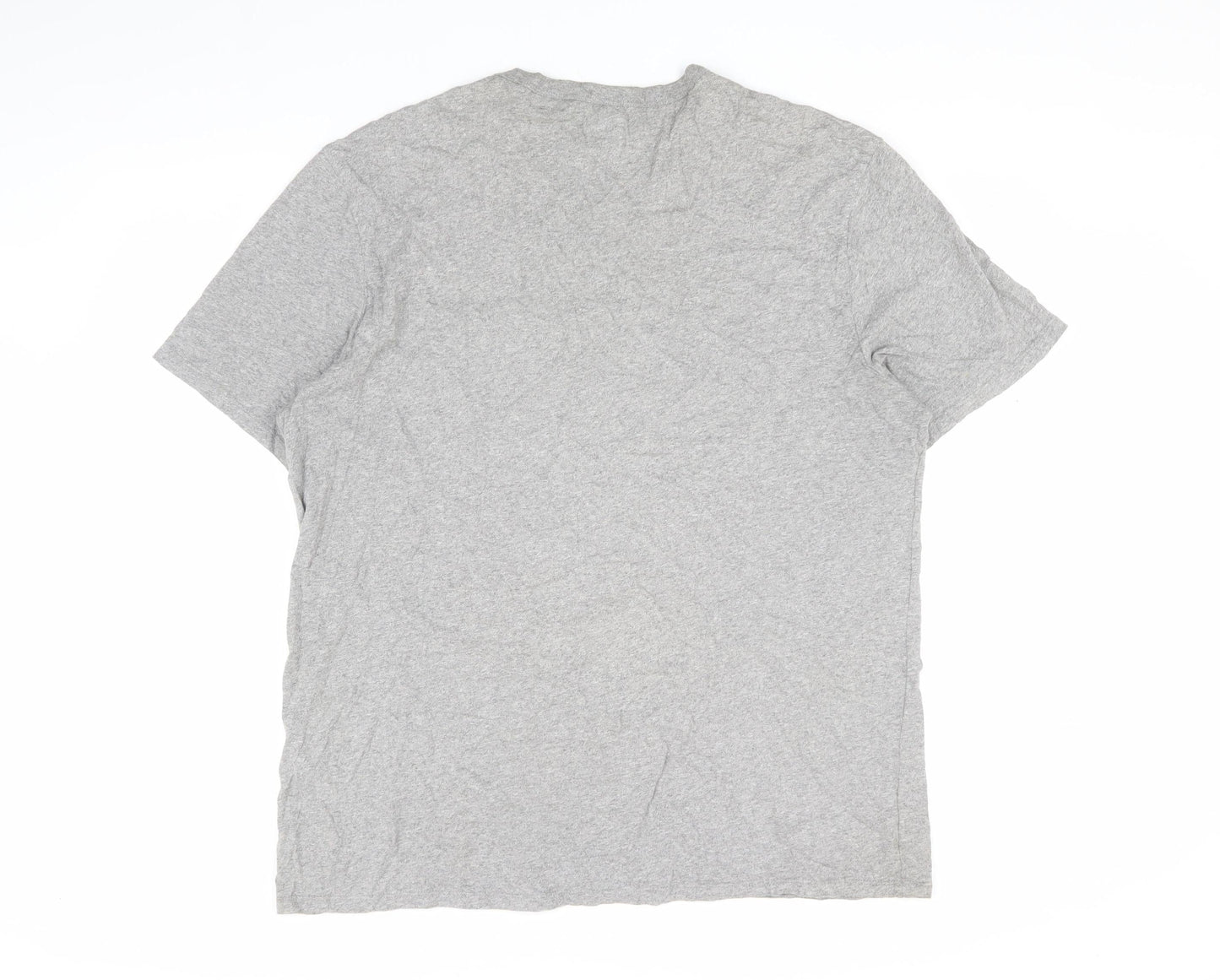 Levi's Men's Grey XL Crew Neck T-Shirt with Logo