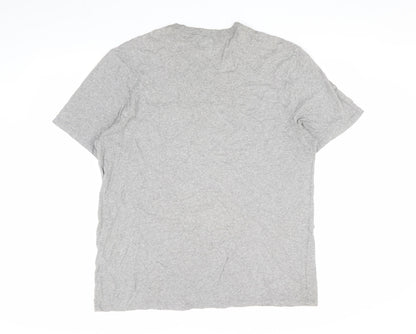 Levi's Men's Grey XL Crew Neck T-Shirt with Logo