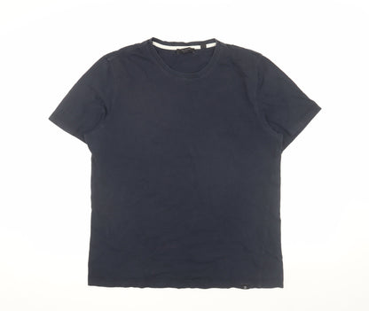 Ted Baker Men's Blue Crew Neck T-Shirt Size L