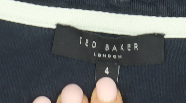 Ted Baker Men's Blue Crew Neck T-Shirt Size L