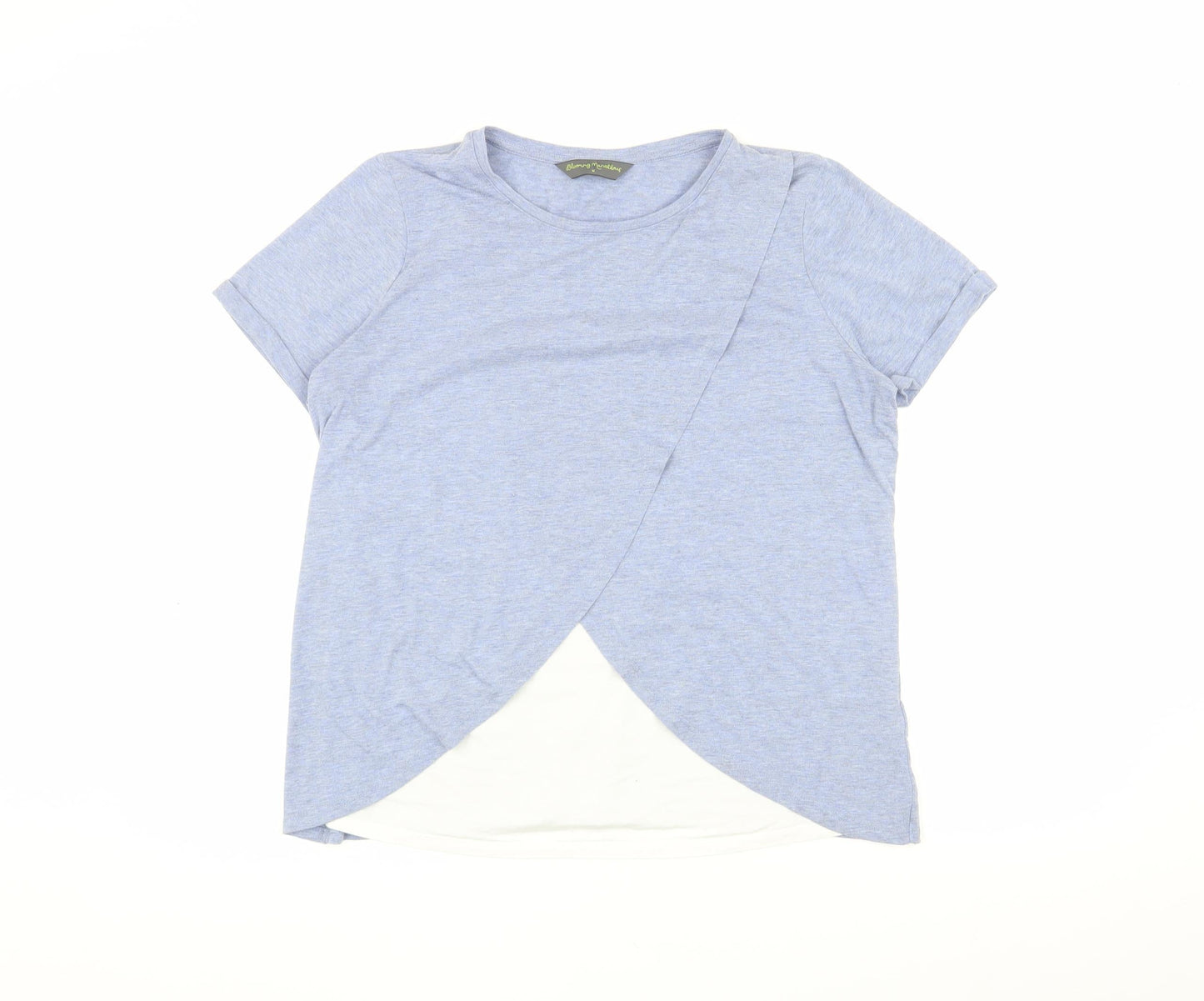 Womens UK Size M Blooming Marvellous Blue Wrap T-Shirt