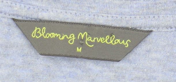 Womens UK Size M Blooming Marvellous Blue Wrap T-Shirt