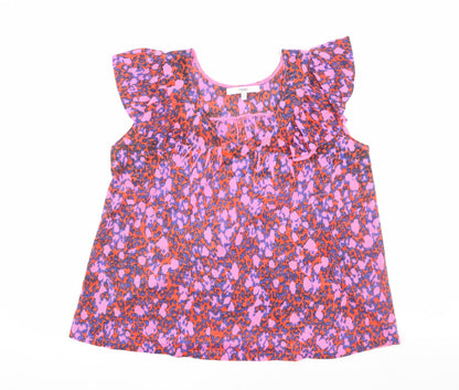 Womens UK Size S NEXT Multicoloured Basic Blouse