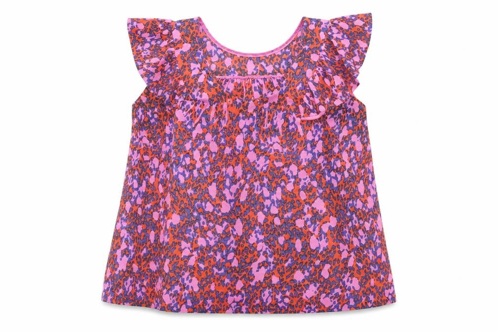 Womens UK Size S NEXT Multicoloured Basic Blouse