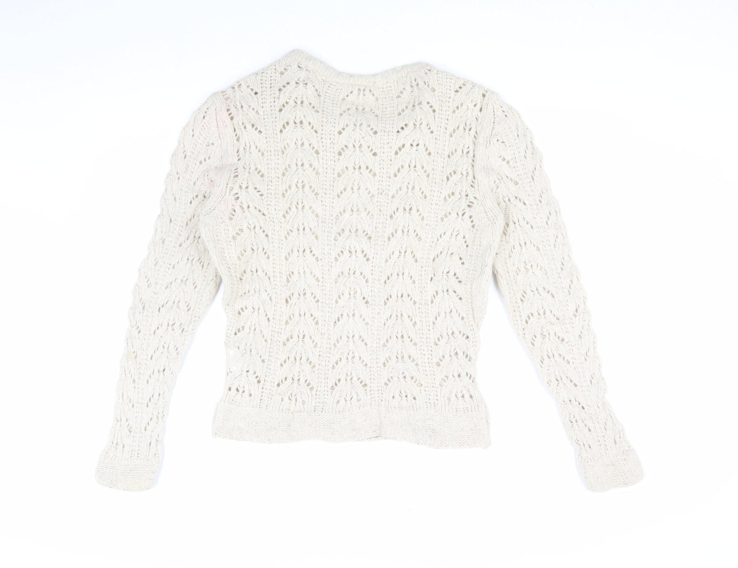 Womens UK Size M Esprit Ivory Pullover Jumper
