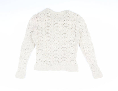 Womens UK Size M Esprit Ivory Pullover Jumper