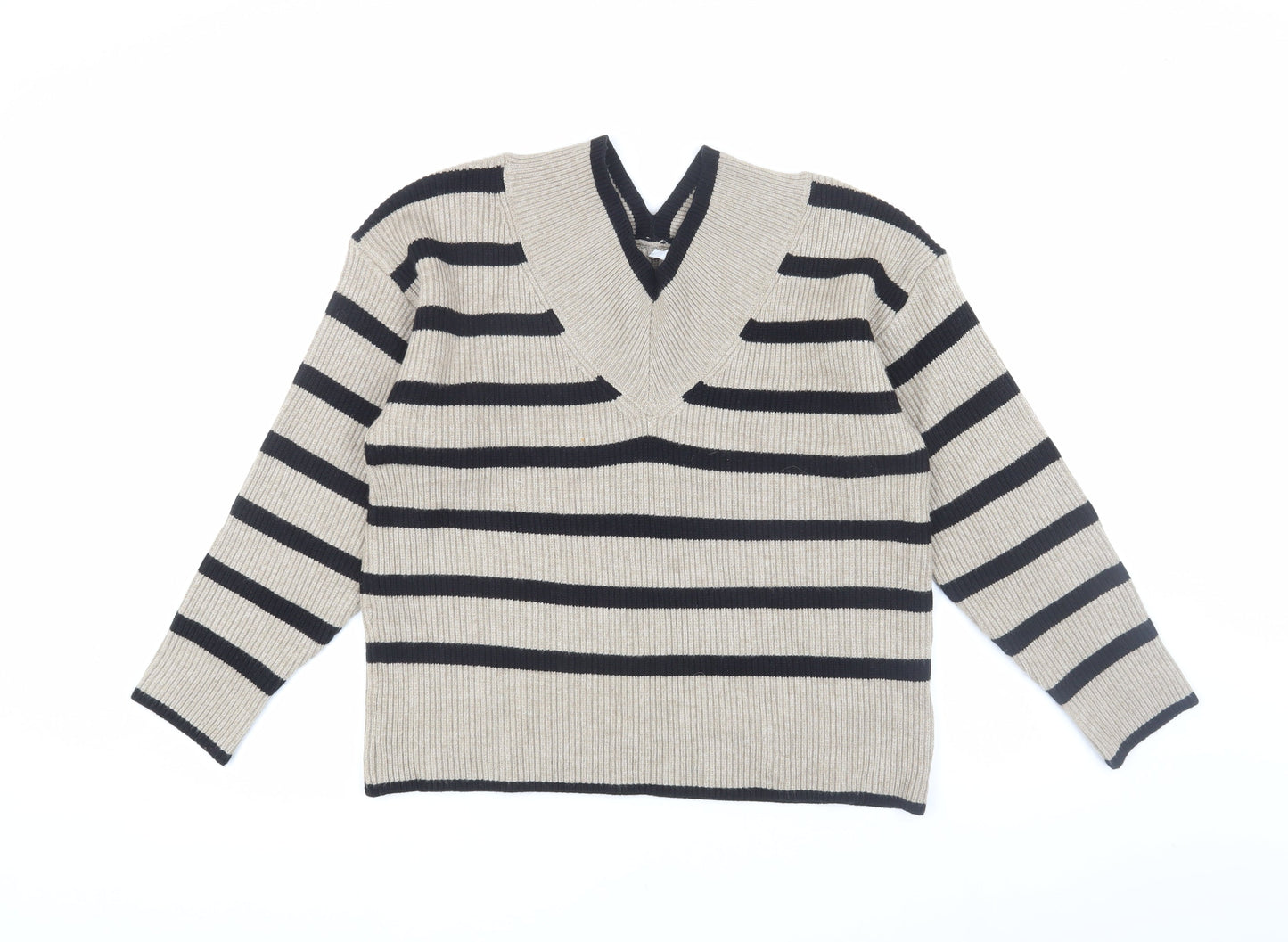 Womens UK Size 12 NEXT Beige Pullover Jumper