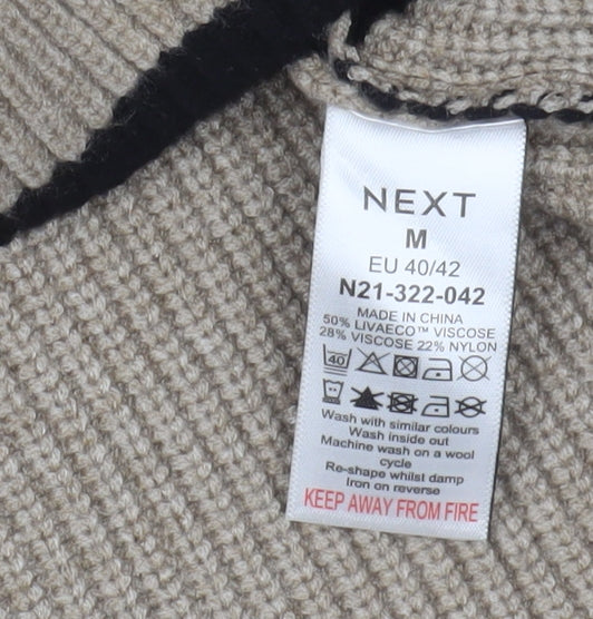 Womens UK Size 12 NEXT Beige Pullover Jumper