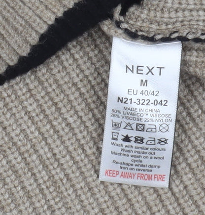 Womens UK Size 12 NEXT Beige Pullover Jumper