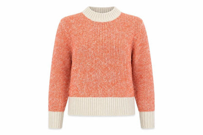Womens UK Size XS EDC Orange Pullover Jumper