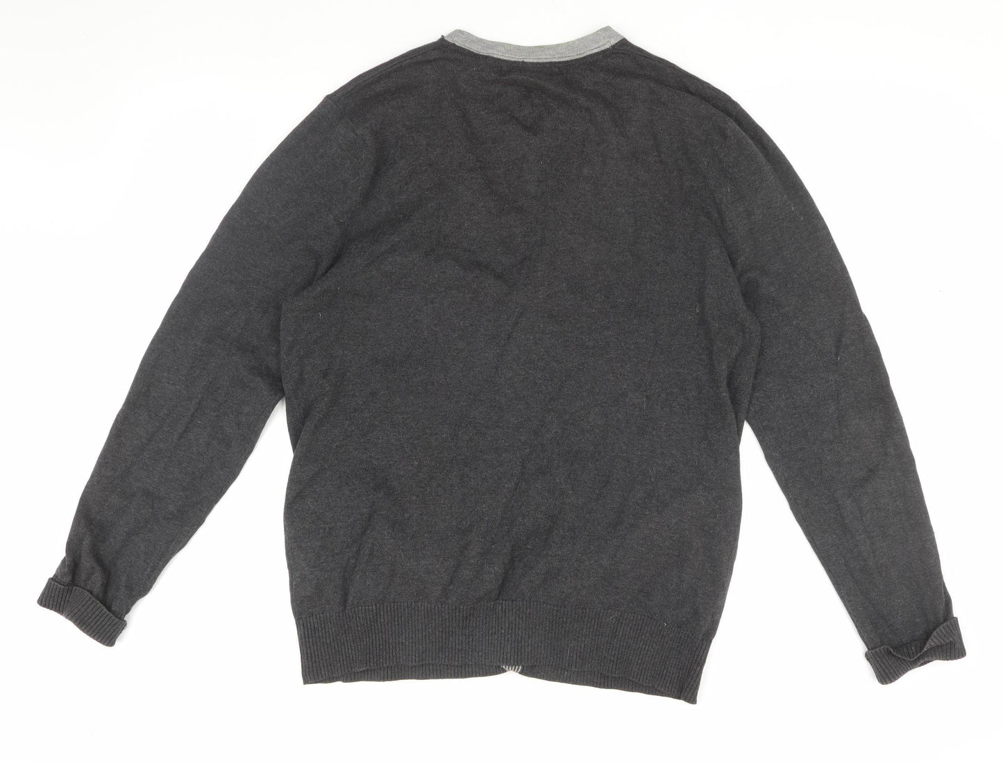 Burton Men’s Black Cardigan, M, Cotton Blend