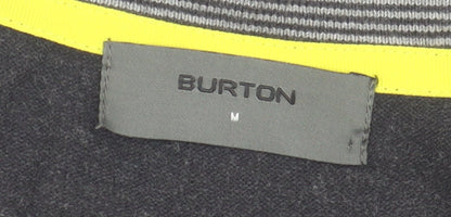 Burton Men’s Black Cardigan, M, Cotton Blend