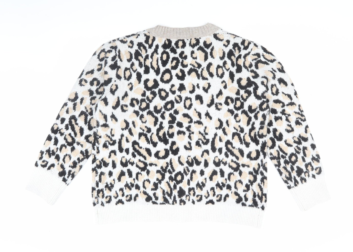 Kaleidoscope Women's Multicoloured Leopard Cardigan Size 16