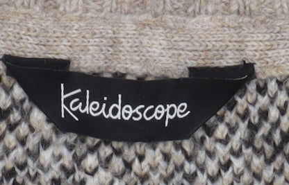Kaleidoscope Women's Multicoloured Leopard Cardigan Size 16