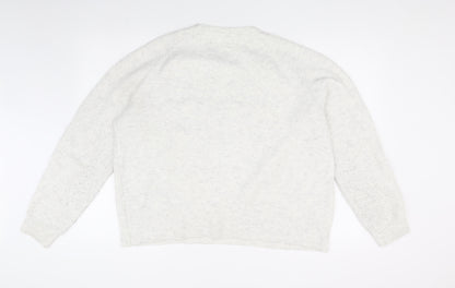 Womens UK Size L Marks and Spencer Ivory Jumper Jumper