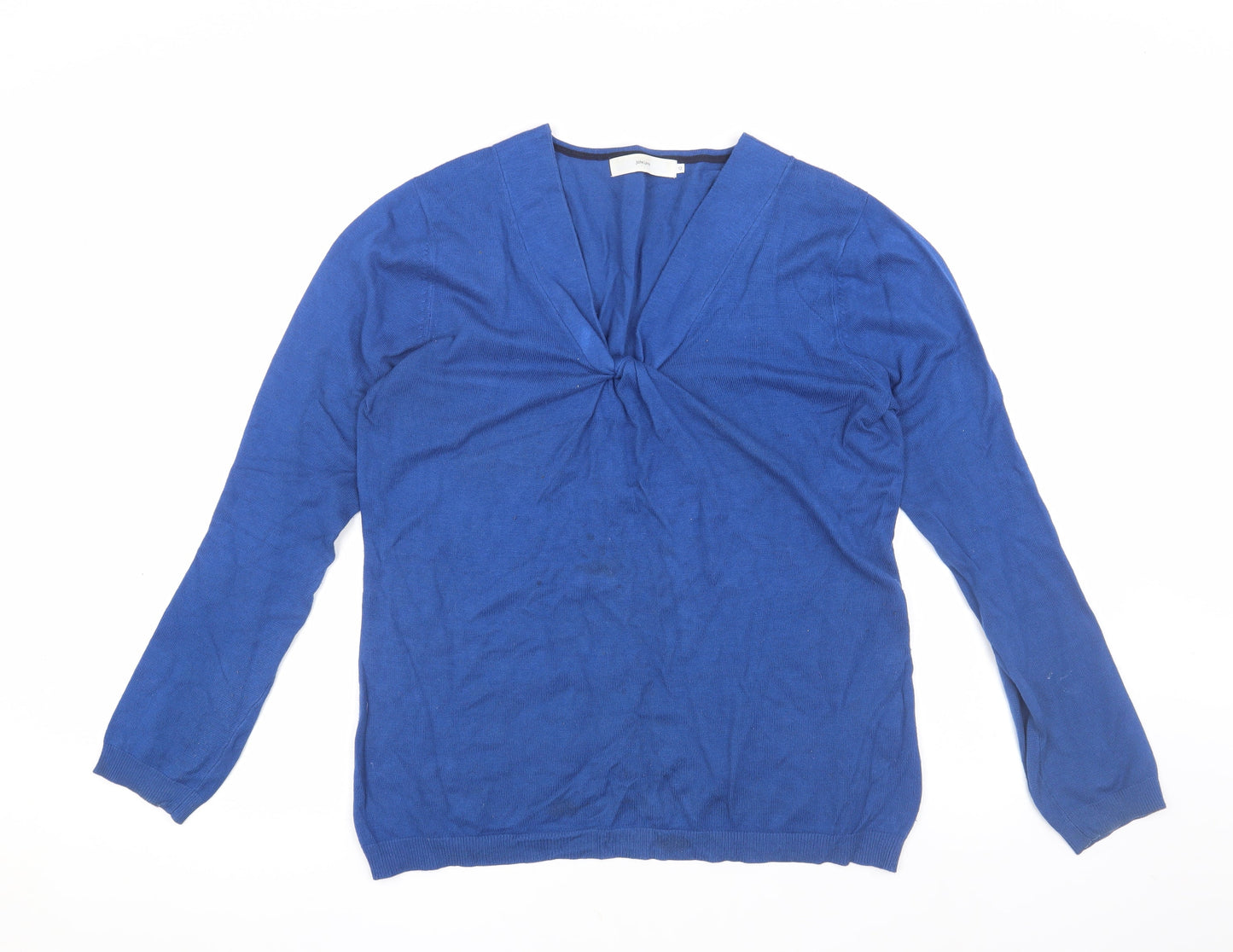 Womens UK Size 12 John Lewis Blue Pullover Jumper