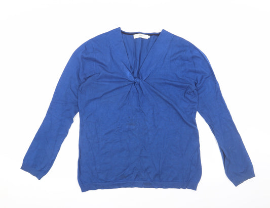 Womens UK Size 12 John Lewis Blue Pullover Jumper