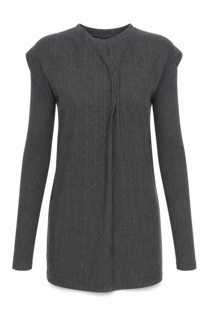 Marks and Spencer Grey Shift Dress, Size 12, Long Sleeve