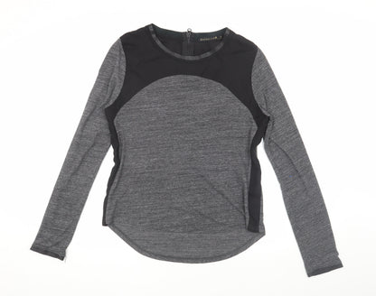 Berenice Women's Grey Long Sleeve Crew Neck T-Shirt