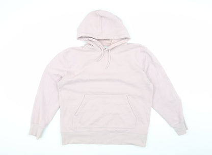 Topman Men's Ivory Pullover Hoodie M