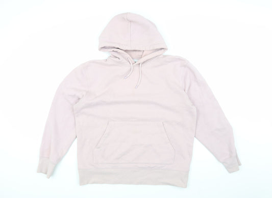 Topman Men's Ivory Pullover Hoodie M