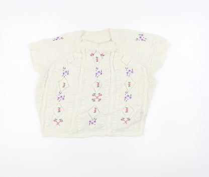 Womens UK Size L Cider Ivory  T-Shirt
