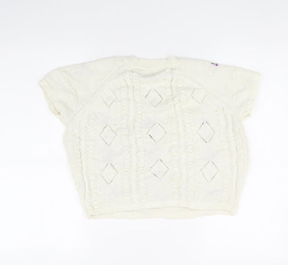 Womens UK Size L Cider Ivory  T-Shirt