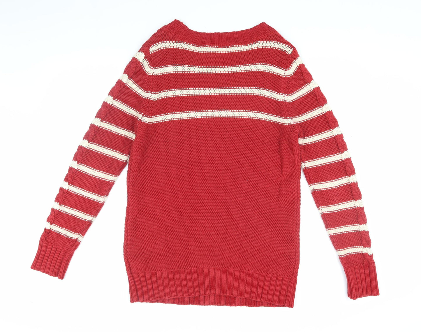Womens UK Size 12 NEXT Red Pullover Jumper