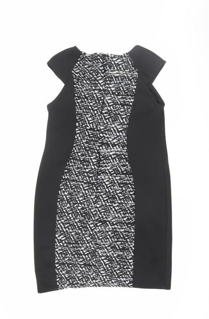 Klass Women's Black Sheath Dress Size 14, Party Chic