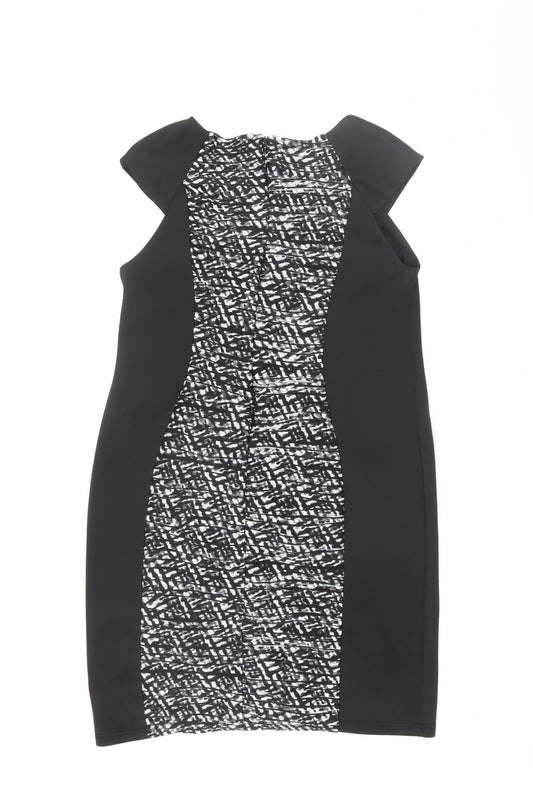 Klass Women's Black Sheath Dress Size 14, Party Chic