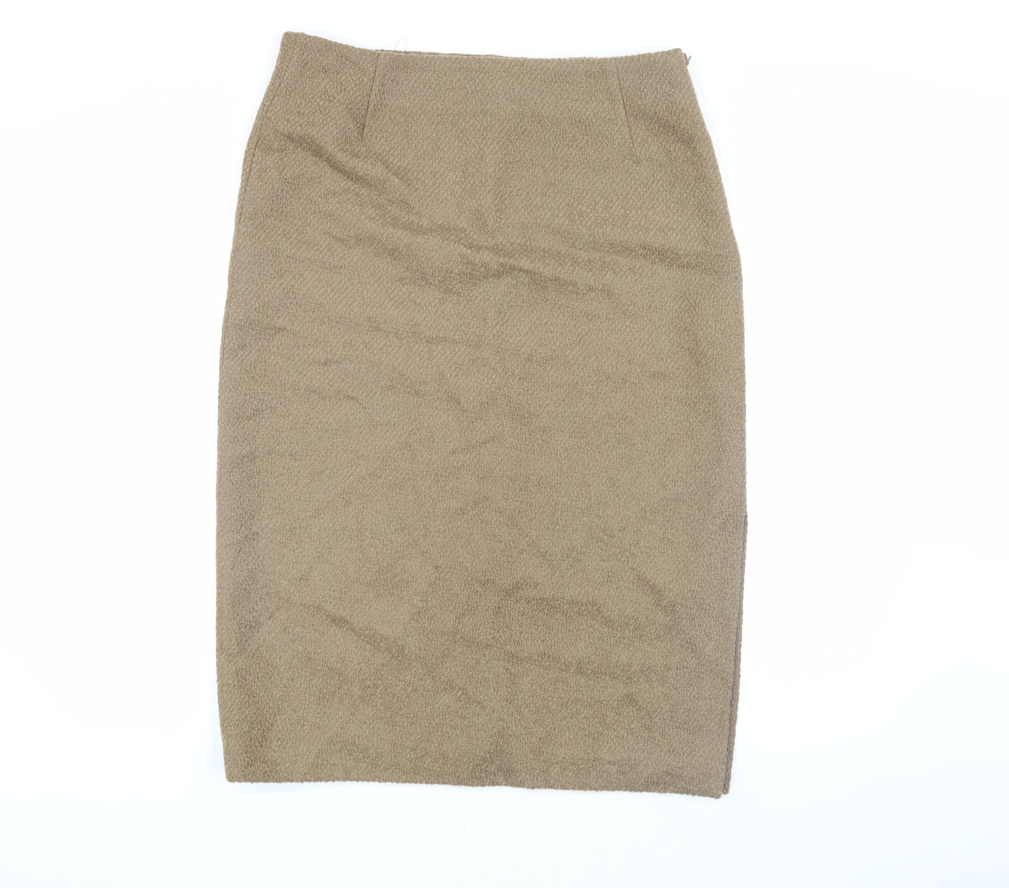 Annette Görtz Women's Beige Wool Pencil Skirt, Size 10