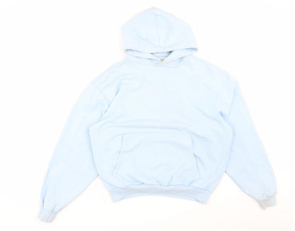 Mens UK Size M boohooMAN Blue Pullover Hoodie