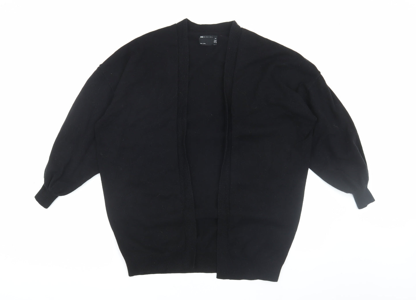 ASOS DESIGN Women’s Black Tall Cardigan Size 8