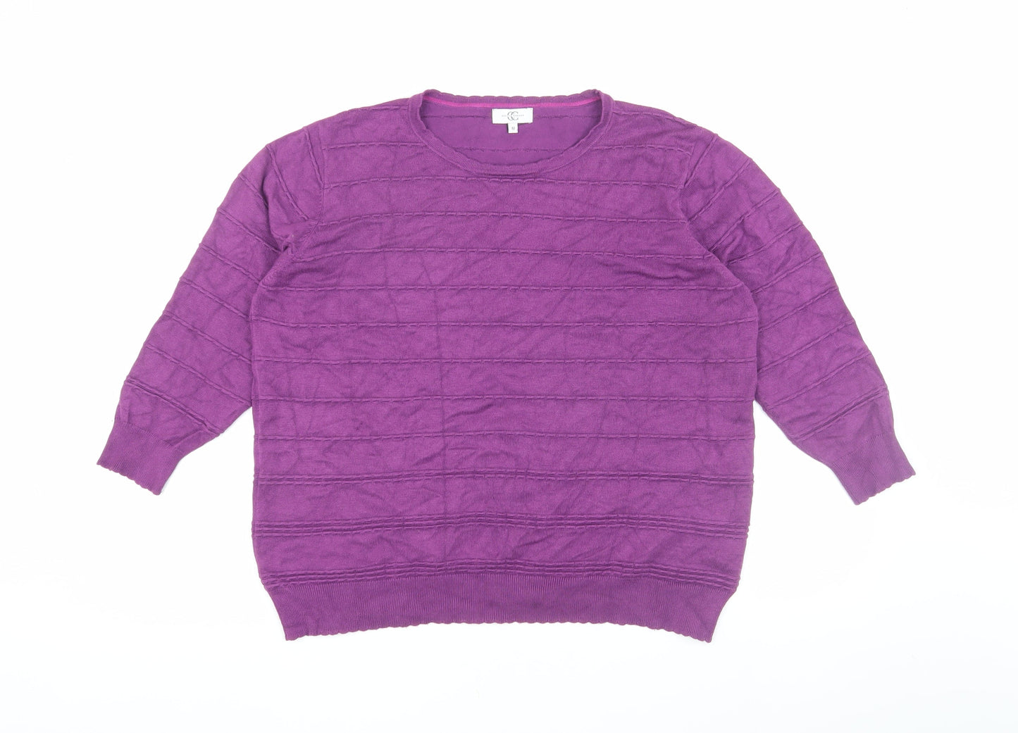 Country Casuals Women’s Purple Pullover Jumper M