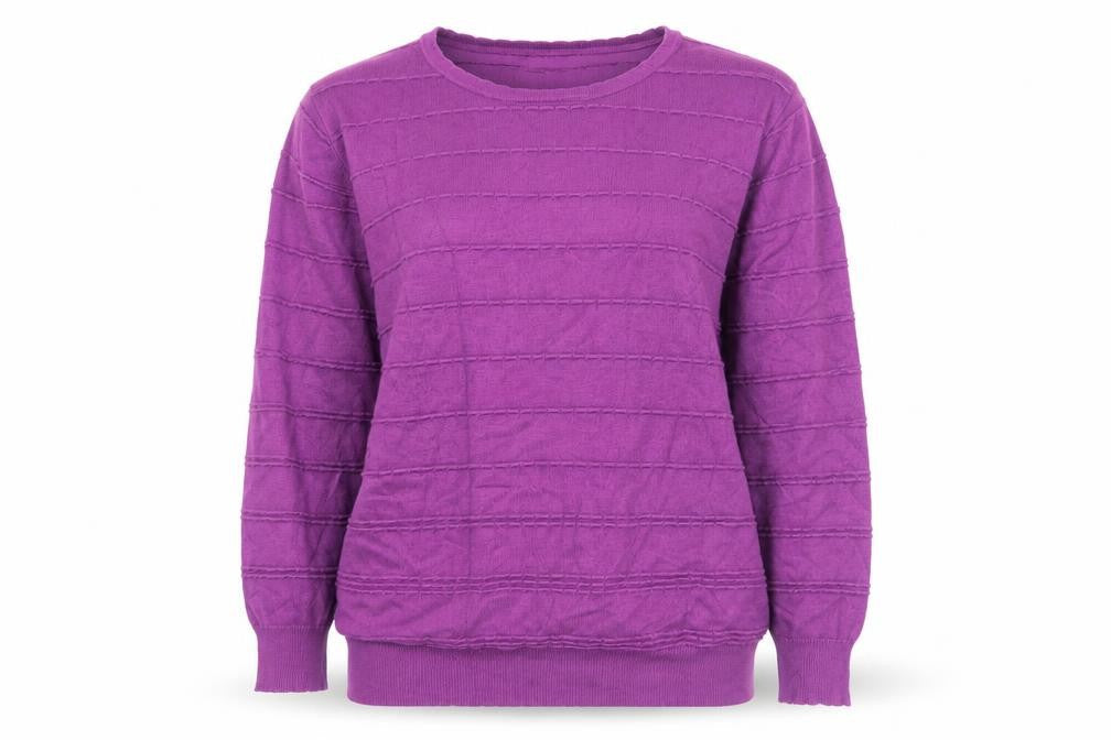 Womens UK Size M Country Casuals Purple Pullover Jumper
