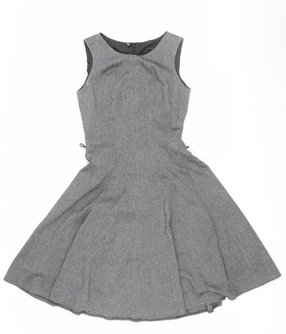 Next Women's Grey A-Line Sleeveless Dress UK 6