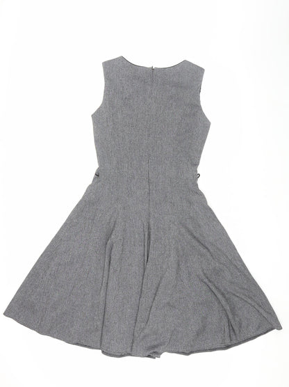 Next Women's Grey A-Line Sleeveless Dress UK 6