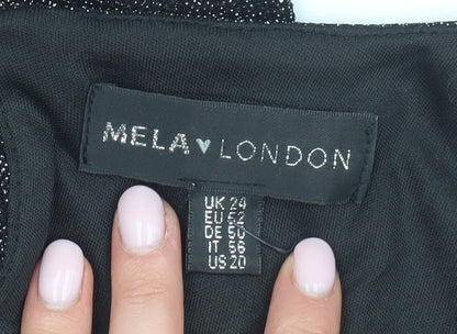 Mela London Women's Black Dress Size 24