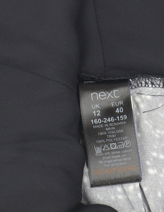 Next Women's Black Floral Jumpsuit Size 12