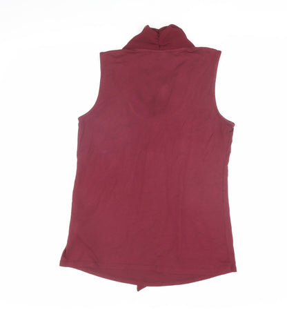 Womens UK Size 12-14 Bodyflirt Red Basic Blouse