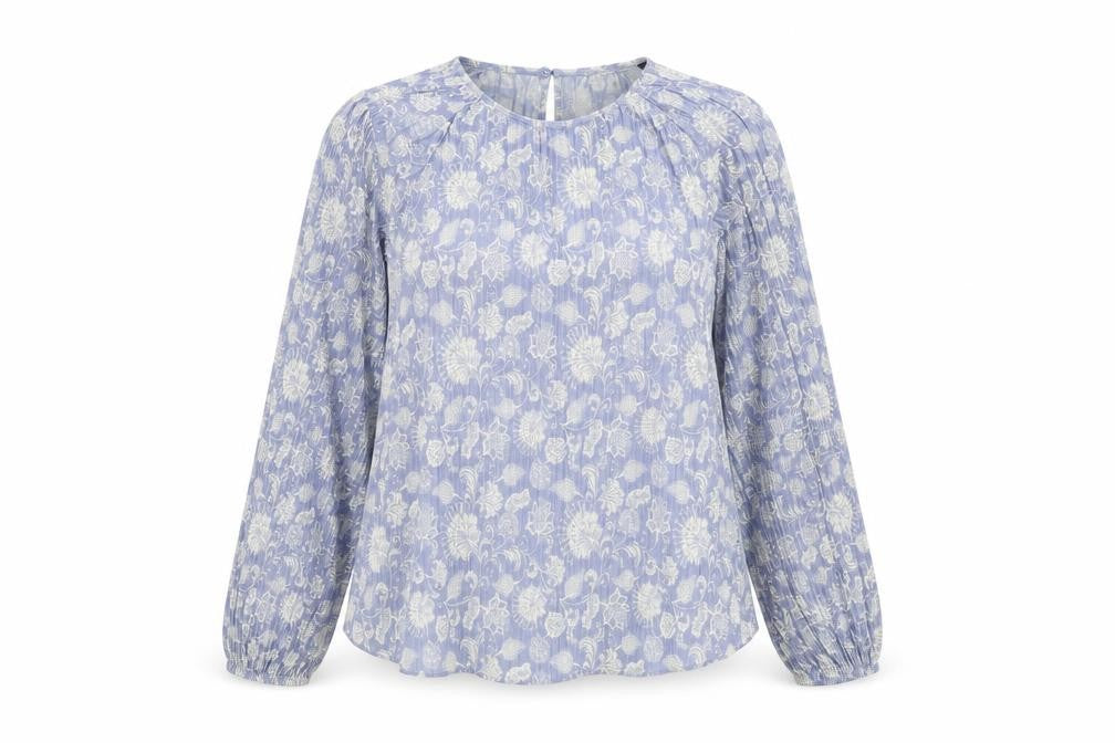 Womens UK Size 12 Marks and Spencer Blue  Blouse