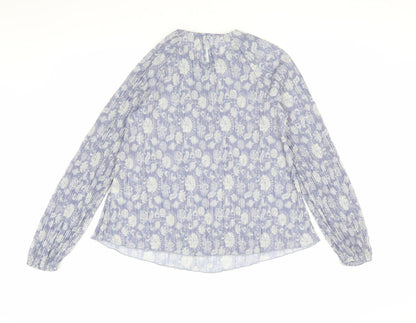 Womens UK Size 12 Marks and Spencer Blue  Blouse