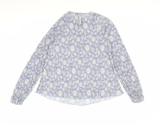 Womens UK Size 12 Marks and Spencer Blue  Blouse