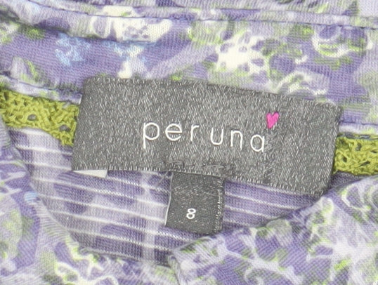 Womens UK Size 8 Marks and Spencer Multicoloured Tunic Blouse