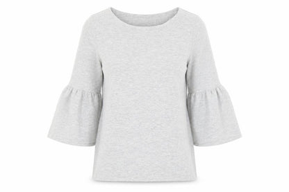 Womens UK Size S French Connection Grey Basic Blouse