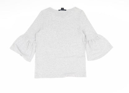 Womens UK Size S French Connection Grey Basic Blouse